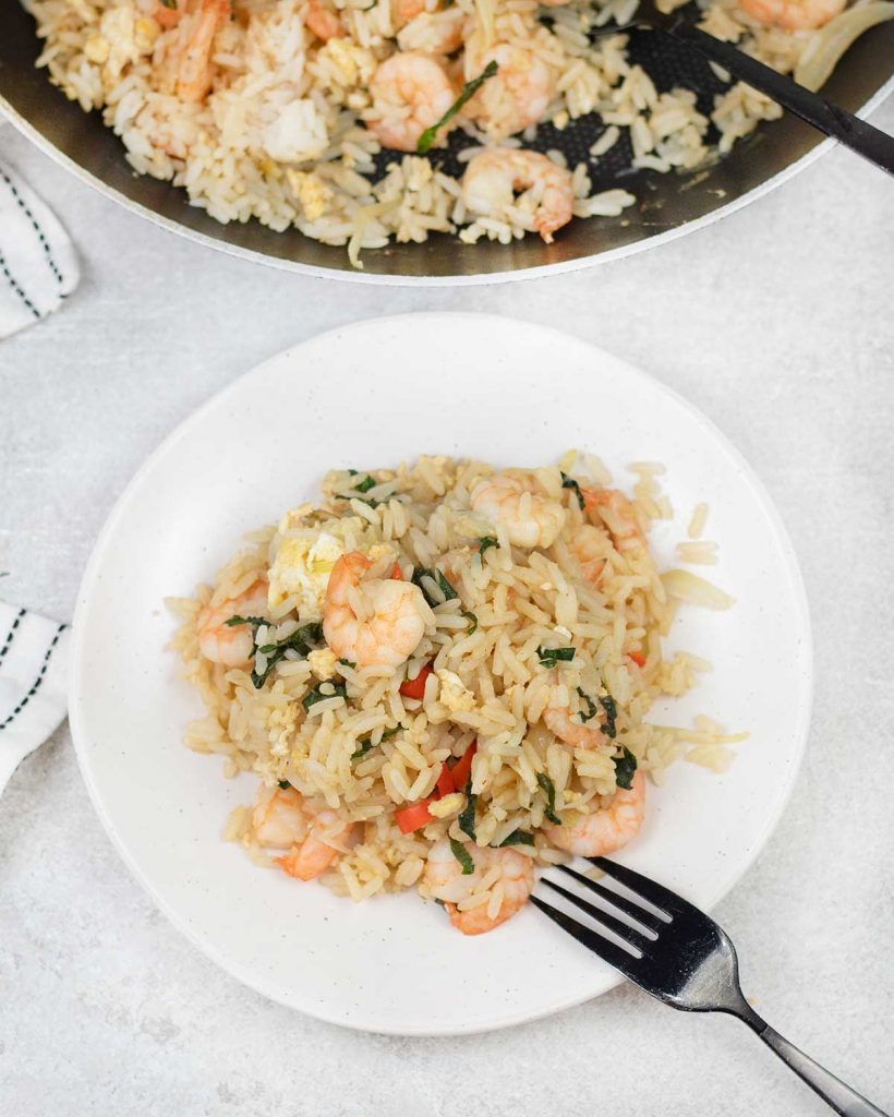 Thai Basil Fried Rice - Recipe Tale