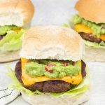 close shot to a Mexican burgers.