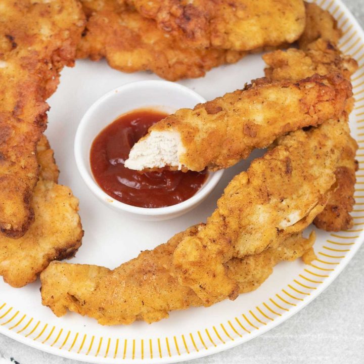 Crispy Fried Chicken Fingers - Recipe Tale