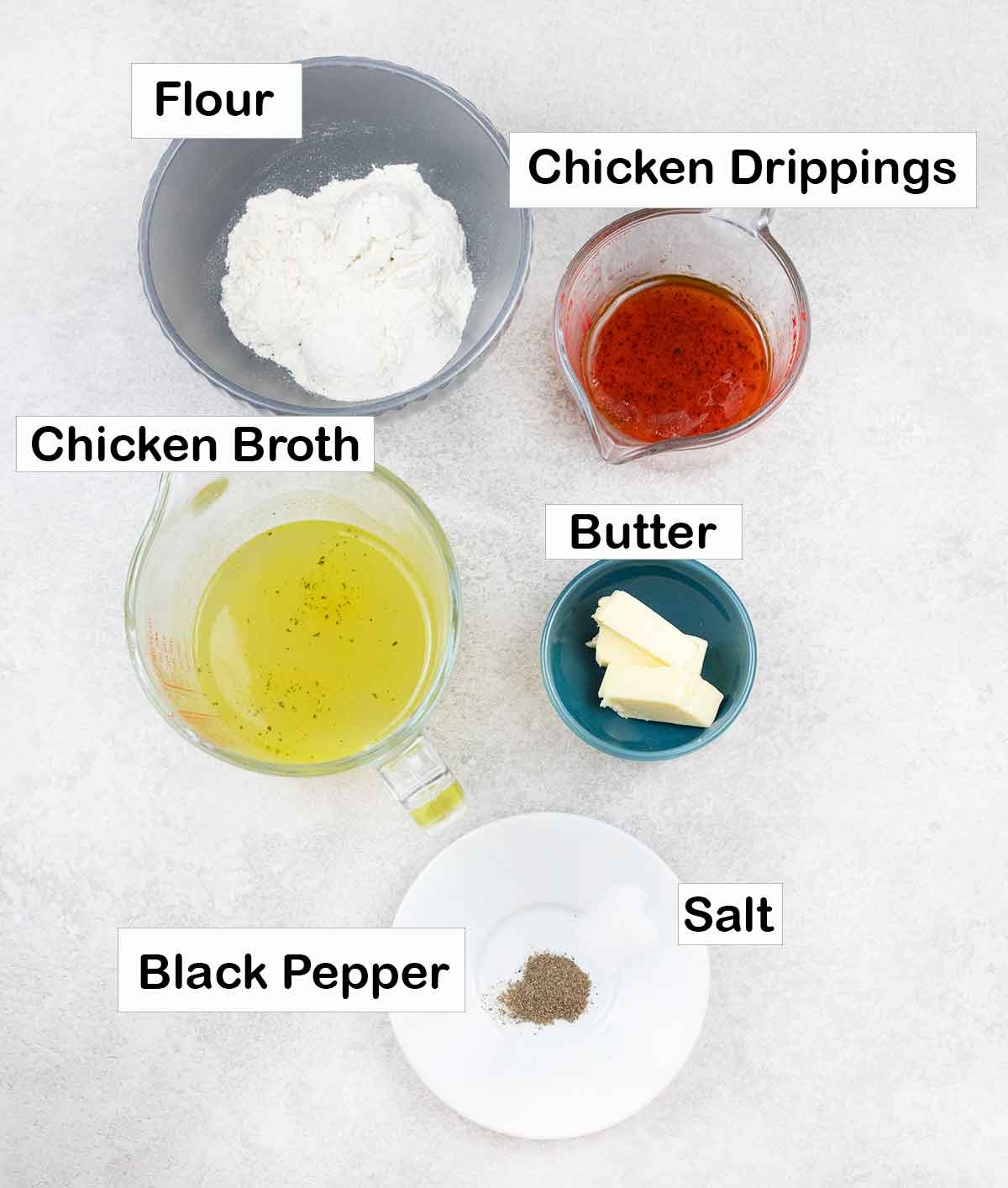 chicken gravy ingredients.