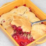 Raspberry cobbler.