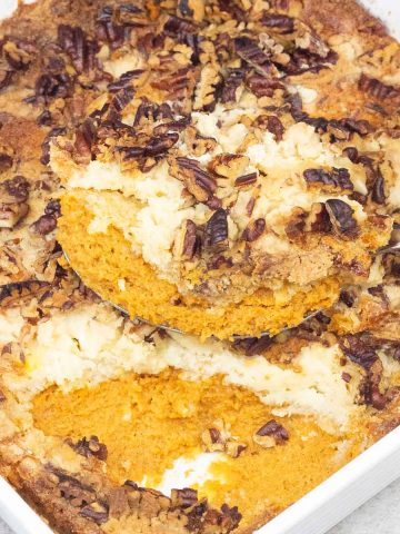 pumpkin dump cake.