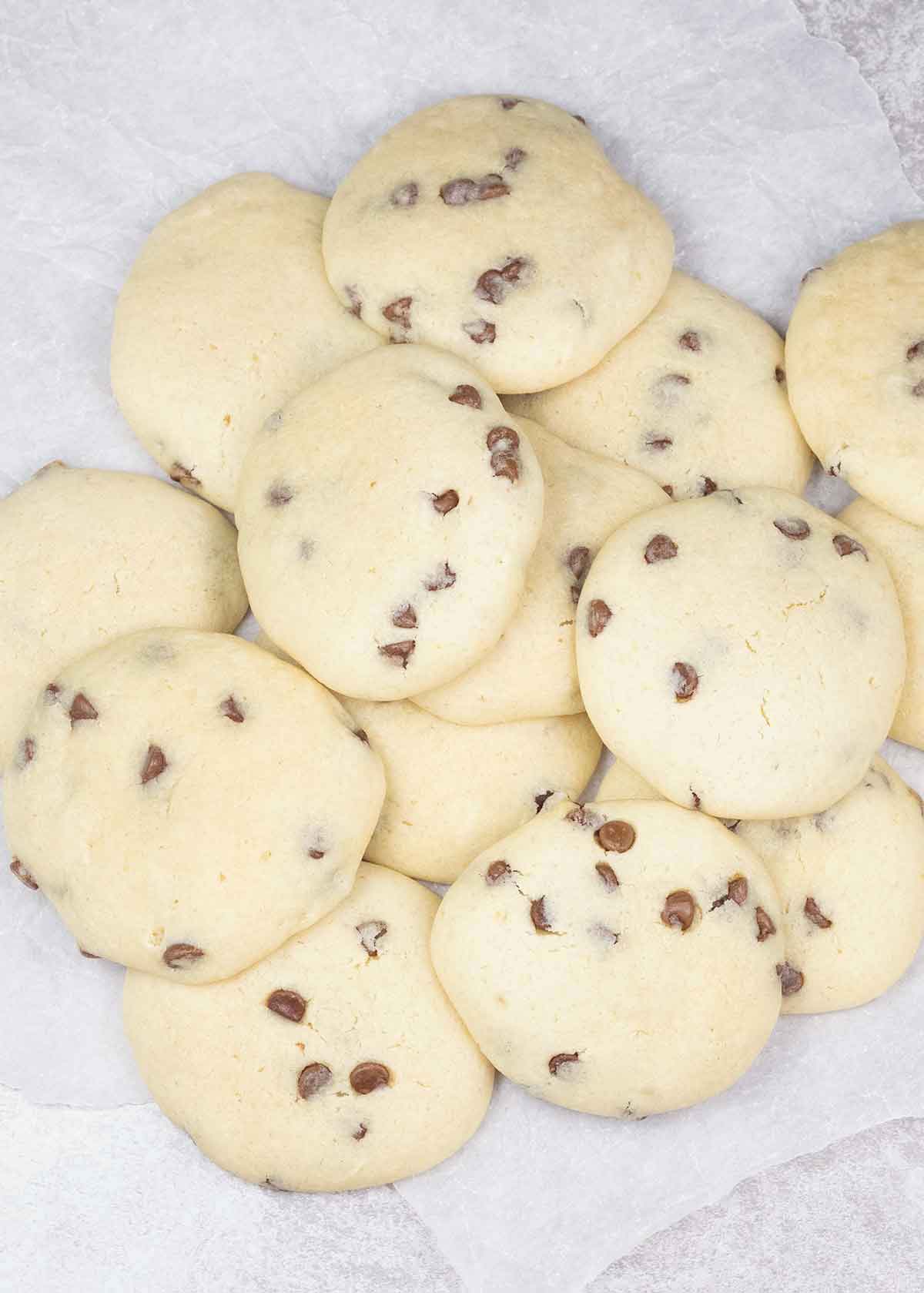 buttermilk cookies with chocolate chips.