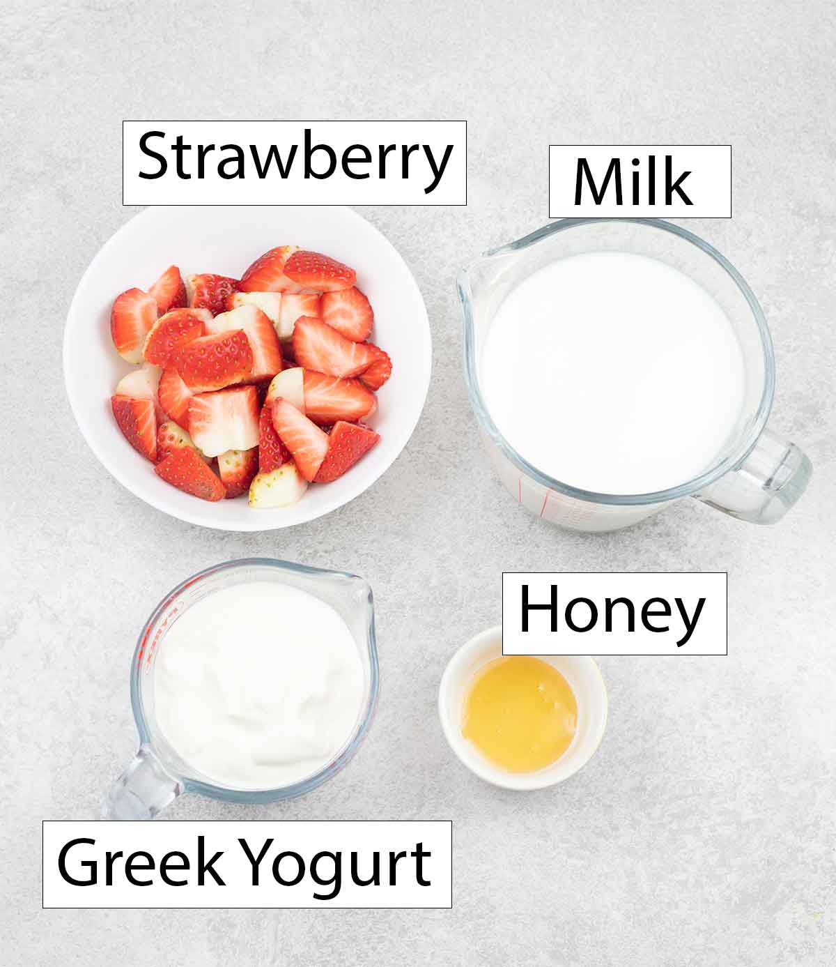 drinkable yogurt ingredients.