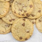 cloud cookies with chocolate chips.