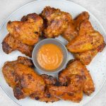 Mango habanero wings.