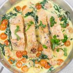 Tuscan butter salmon.