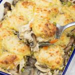 chicken cobbler casserole.