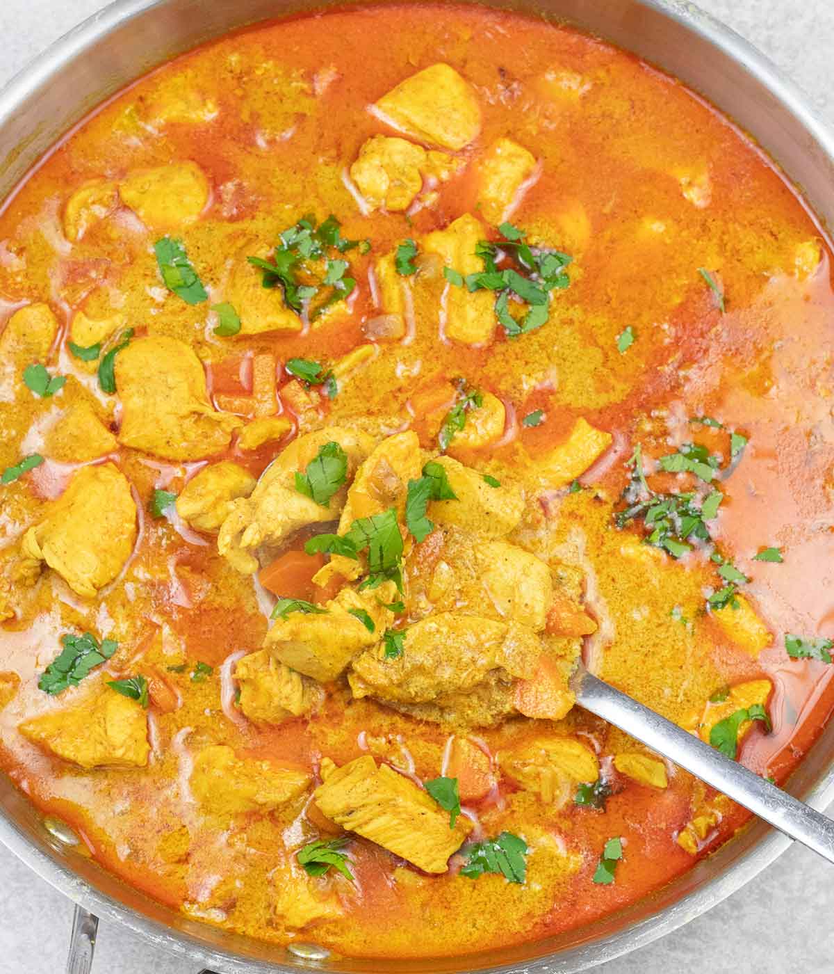 Indian curry chicken.