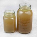 homemade chicken broth.